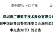 农历大全顶格重罚！*ST广道实控人被终身市场禁入